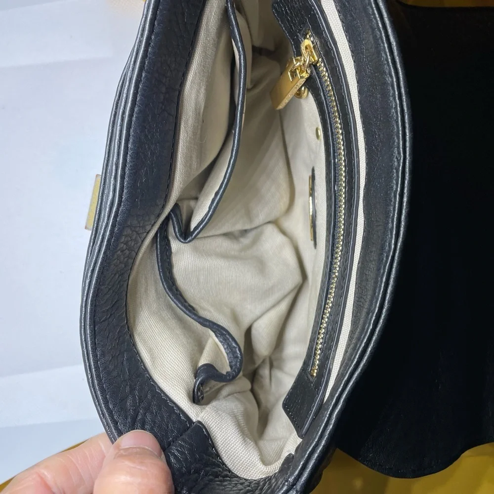 Tory Burch Black Leather Crossbody Bag